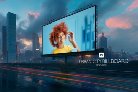 Urban City Billboard Mockups for Premiere Pro 52337793
