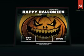Halloween Logo Card 48335760