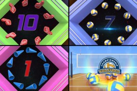 Volleyball Countdown 6 50521741