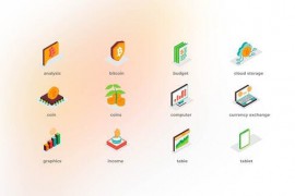 Сryptocurrency - Isometric Icons 43382532