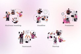 Business Meeting - Composition with 4 Elements 44942264