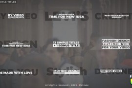 Simple Titles v1.0 | Final Cut Pro 44479907