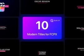 Modern Titles for Final Cut Pro X Vol. 01 44977314