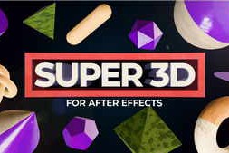 Free Download:Aescripts Super 3D v1.4.6