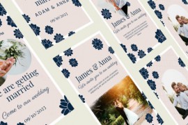 Wedding Invitation Instagram Story AE 44565469