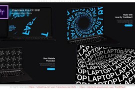 Dark Minimal Laptop Mockup 44291310