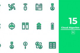 Cloud Algoritm Icon Premiere Pro 50277548