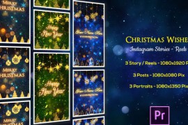 Christmas Wishes - Instagram Stories - Premiere Pro 49640308