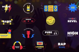 Modern Music Titles for DaVinci Resolve 48012534