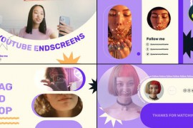 Modern Youtube Endscreens for DaVinci Resolve 50854709