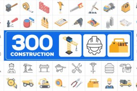 300 Icons Pack - Construction 45900347