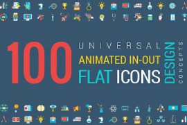 Animated Flat Icons and Concepts Pack 13399412