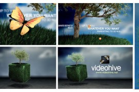 Cubic Grass field Logo Reveal 3118763