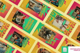 Guine Colorful Retro Noise Instagram Reel | Mogrt 46380348