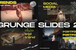 Free Download:Grunge Slides 2 62396342