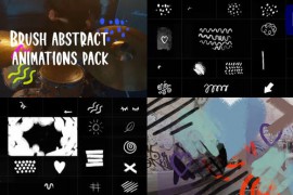 Brush Abstract Animations Pack for Premiere Pro 42971866