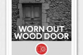 Big Room Sound Worn Out Wood Door WAV