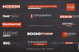 Modern Titles v2.0 | After Effects 43421382