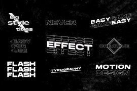 Typography Titles | FCPX & Apple Motion 51603710