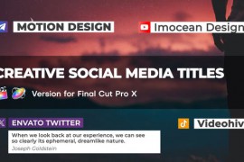 Creative Social Media Titles | FCPX 49602518