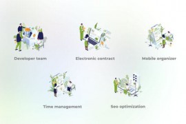 Developer Team - Isometric Illustration 49225385