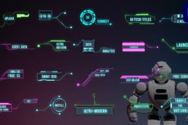 Hi-Tech HUD Titles for Premiere Pro 52279288