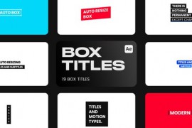 Box Titles for After Effects 43427679