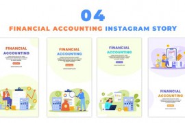 Financial Accounting Cartoon Design Animated Character Instagram Story 48623333