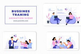 Animated Business Training Character Scene 46438096