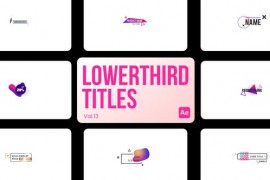 Lowerthird Titles 13 for After Effects 45314856