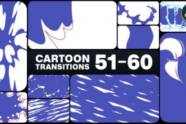 Cartoon Transitions for DaVinci Resolve 52058509