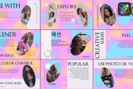 Holographic Creative Slides for FCPX 51856808