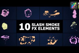 Slash Smoke Elements | FCPX 51990370