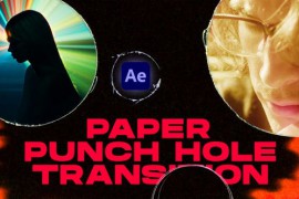 Paper Punch Hole Transitions | After Effects 50824641