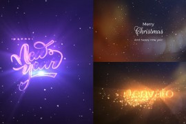Christmas And New Year Logo Reveal 42330924