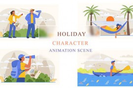 Holiday Activity Animation Scene 42926023