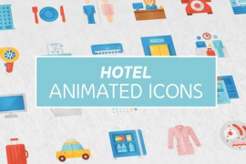 Hotel Animated Icons - Mogrt 42613064
