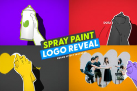 Spray Pain Reveal - Logo Image and Video 48904218