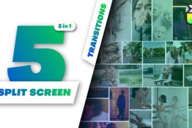 Multiscreen Transitions - 5 Split Screen 51816645