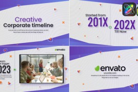 Creative Corporate Timeline Slideshow for FCPX 48914430