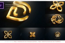 Elegant Golden Logo Reveal 51213258
