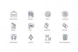 Business Planning - Outline Icons 49817466