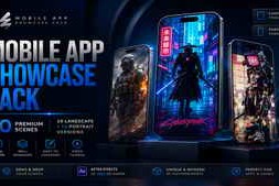 Free Download:Mobile App Promo Showcase 63828053