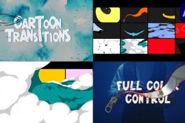 Abstract Cartoon Transitions for After Effects 43310728