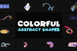 Colorful Abstract Shapes | DaVinci Resolve 50310690