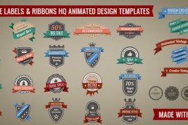 Vintage Retro Labels: High Quality Animated pack 6333176