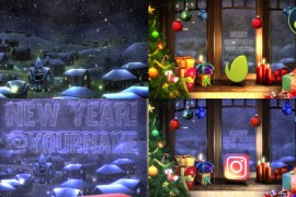 Christmas Home Logo for DaVinci Resolve 49001260