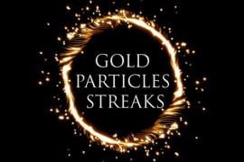 Gold Particles Streaks 33376804