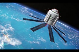 Satellite over Earth 14280902