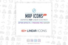 Map Linear Icon Pack 23428612